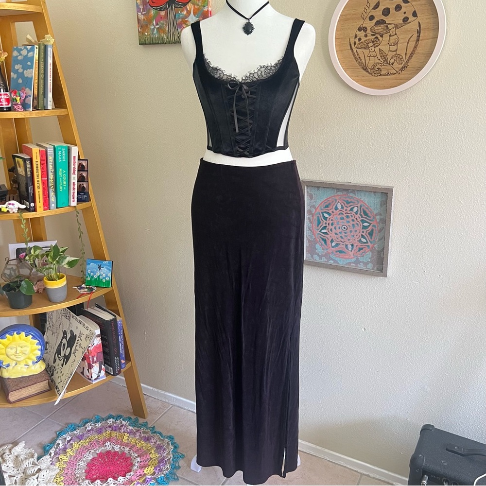 vintage maxi skirt 🐈‍⬛